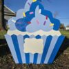 Blue Cupcake Yard Sign Rental