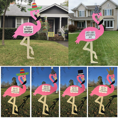 Flamingo Sign Rental